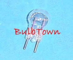  #12 MINIATURE BULB MINI BIPIN BASE - 6.30 Volt 0.150 Amp G-3/12, Miniature BiPin Base 0.350 MSCP, C-6 Filament Design, 5,000 Average Rated Hours, 0.94" Maximum Overall Length #12 Miniature Bulb 