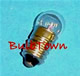  #13 MINIATURE BULB E10 BASE - 3.7 Volt 0.30 Amp G-31/2, Miniature Screw (E10) Base 0.98 MSCP, C-2R Filament Design, 15 Average Rated Hours, 0.94" Maximum Overall Length #13 Miniature Bulb  