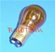  #2357A AMBER MINIATURE BULB BAY15D BASE - 12.8/14.0 Volt 2.23/0.59 Amp Painted Amber S-8, Double Contact (DC) Index Bayonet (BAY15d) Base, C-6/C-6 Filament Design. 400/5,000 Average Rated Hours. 2.0" Maxium Overall Length. #2357A Amber Miniature Bulb 
