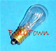 6S6/30V MINIATURE BULB E12 BASE - 6 Watt S6 Clear Candelabra (E12) Base 30 Volt, 4.1 MSCP C-6 Filament Design. 1,500 Average Rated Hours, 1.88" Maximum Overall Length. 6S6-30V. Replacement bulb for TELCO Motionettes 