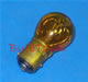  #2057A AMBER MINIATURE BULB - 12.8/14.0 Volt 2.1/0.48 Amp Painted Amber S-8, Double Contact (DC) Index Bayonet (BAY15d) Base, C-6/C-6 Filament Design.  1,200/5,000 Average Rated Hours. 2.0" Maxium Overall Length. #2057A Miniature Bulb  