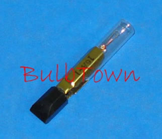  #48C1 MINIATURE BULB SLIDE BASE 1 - 48 Volt 0.035 Amp T-2 Slide Base 1, C-7A Filament Design. 7,000 Average Rated Hours, 1.69" Maximum Overall Length. #48C1 