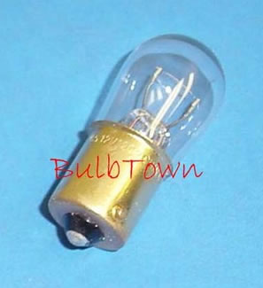 #1003 MINIATURE BULB BA15S BASE - 12.8 Volt .94 Amp B6 Single Contact (SC) Bayonet (BA15s) Base, 15 MSCP.  200 Average Rated Hours,  1.75" Maximum Overall Length. #1003