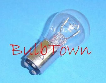  #198LL LONG LIFE MINIATURE BULB BAY15D BASE - 12.8/14.0 Volt 2.25/0.59 Amp S8 Double Contact (DC) Bayonet (BAY15d) Base, 32/3 MSCP, C-6 Filament Design. 2,400/10,000 Average Rated Hours,  2