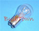 #198 MINIATURE BULB BA15S BASE - 12.8/14.0 Volt 2.25/0.59 Amp S8 Double Contact (DC) Bayonet (BAY15d) Base, 32/3 MSCP, C-6 Filament Design. 1,200/5,000 Average Rated Hours,  2" Maximum Overall Length. #198