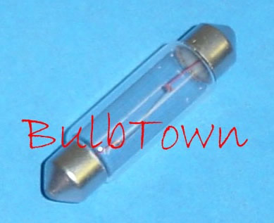 #211-2/F T-3 FESTOON BULB SV8.5MM BASE - 12.8 Volt 0.97 Amp T-3, Double End Cap Base (SV8.5mm),  12.0 MSCP C-8 Filament Design, 1,000 Average Rated Hours. 1.72" Maximum Overall Length.  #211-2/F Festoon
