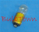  #1822 MINIATURE BULB BA9S BASE - 36 Volt 0.10 Amp T-3-1/4 Miniature Bayonet (BA9S) Base Bulb, 2.1 MSCP C-2F Filament Design, 1,000 Average Rated Hours, 1.19" Maximum Overall Length 