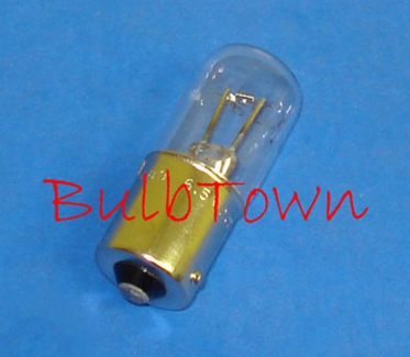  #1489 MINIATURE BULB BA15S BASE - 6.5 Volt 2.75 Amp T5 Single Contact Bayonet (BA15s) Base Lamp,  C-6U Filament Design, 300 Lumens 24 MSCP. 1.75" Maximum Overall Length, 125 Average Rated Hours 