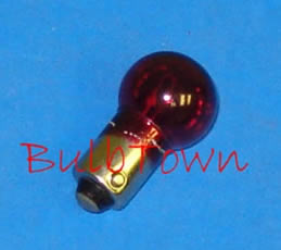 #1895R RED MINIATURE BULB BA9S BASE - 14 Volt 0.27 Amp Painted Red, G4-1/2 Miniature Bayonet (BA9S) Base, C-2F Filament Design, 2,000 Average Rated Hours. 1.07" Maximum Overall Length.  #1895R