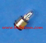  #32 MINIATURE BULB SUB-MIDGET FLANGE BASE - 12 Volt 0.06 Amp T-1, C-2F Filament Design. Sub-Midget Flange (SX4S4) Base, 0.38" Maximum Overall Length. 10,000 Average Rated Hours 