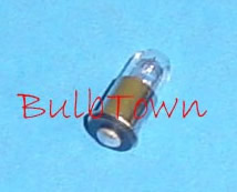 #251 MINIATURE BULB MIDGET FLANGE BASE - 2.47 Volt 0.3 Amp T1-3/4 Midget Flange Base, 0.45 MSCP C-2R Filament Design, 10,000 Average Rated Hours, 0.63" Maximum Overall Length.  #251