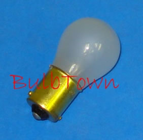  #1591IF INSIDE FROST MINIATURE BULB BA15S BASE - 28 Volt 0.61 Amp Inside Frosted S8 Single Contact Bayonet (Ba15S) Base, C-2V Filament Design. 1,000 Average Rated Hours, 2" Maximum Overall Length 