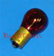 #307R RED MINIATURE BULB BA15S BASE - 28 Volt .67 Amp Painted Red S-8 Single Contact (SC) Bayonet (BA15S) Base, C-2V Filament Design, 300 Average Rated Hours. 2.0" Maximum Overall Length