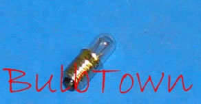 #1775 MINIATURE BULB MIDGET SCREW E-5 BASE - 6.3 Volt 0.75 Amp T-1-3/4 Midget Screw (E-5) Base C-2R Filament Design 0.23 MSCP. 1,000  Average Rated Hours, 0.63