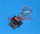  #3057 MINIATURE BULB PLASTIC WEDGE BASE - 12.8/14.0 Volt 2.1/0.48 Amp S-8, Plastic Wedge Base, 32 MSCP C-6/C-6 Filament Design, 1,200/5,000 Average Rated Hours, 2.09" Maximum Overall Length 