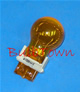  #4156 NATURAL AMBER LONG LIFE MINIATURE BULB PLASTIC WEDGE BASE - 12.8 Volt 2.23 Amp 28.54 Watt Natural Amber Long Life S-8, Plastic Wedge Base, 32 MSCP C-6 Filament Design, 4,000 Average Rated Hours, 2.09" Maximum Overall Length 