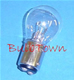 4S8/DC/ 6 VOLT BA15D BASE - 6 Volt 0.67 Amp 4 Watt Clear S-8 Double Contact Bayonet (BA15d) Base, C-6 Filament Design. 2.00" Maximum Overall Length