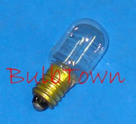  #500 MINIATURE BULB E10 BASE - 9.84 Volt 0.5 Amp T-4 1/2 Miniature Screw (E10) Base, 4.60 MSCP C-2R Filament Design. 200 Average Rated Hours, 1.38" Maximum Overall Length 