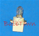  #882 MINIATURE BULB PRINTED CIRCUIT (PC) SOCKET BASE - 12.8 Volt .35 Amp T2-1/4 Halogen Printed Circuit (PC) Socket Base Lamp, 3.8 MSCP, C-6 Filament Design, 1.18" Maximum Overall Length, 2,000 Average Rated Hours 