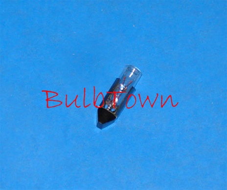  #4ESB MINIATURE BULB SLIDE BASE #5 - 4.0 Volt .04 Amp T2 #5 Slide Base, .03 MSCP C-6 Filament Design. 10,000 Average Rated Hours, .906" Maximum Overall Length 