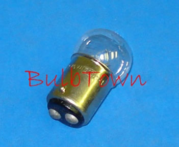 #5626 MINIATURE BULB BA15D BASE - 24.0 Volt 0.2 Amp B-6 Double Contact Bayonet (Ba15d) Base, 4.0 MSCP C-2V Filament Design. 200 Average Rated Hours, 1.48" Maximum Overall Length