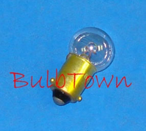  #6251 MINIATURE BULB BA9S BASE - 6.0 Volt 0.833 Amp 5 Watt G-4 1/2 Single Contact Miniature Bayonet (Ba9s) Base, C-2F Filament Design. 100 Average Rated Hours, 1.07" Maximum Overall Length 