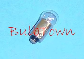  #51 MINIATURE BULB BA9S BASE - 7.5 Volt 0.22 Amp, G3-1/2 Miniature Bayonet (BA9S) Base, C-2R Filament Design, 1.0 MSCP. 1,000 Average Rated Hours, 0.94" Maximum Overall Length. #51 