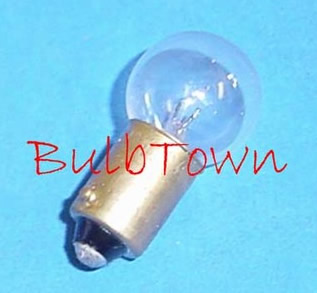#57X MINIATURE BULB BA9S BASE - 14.0 Volt .24 Amp G4-1/2 Miniature Bayonet (Ba9S) Base, C-2F Filament Design. 500 Average Rated Hours, 1.06