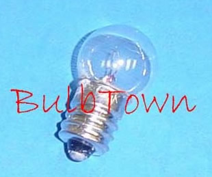 #81K MINIATURE BULB E12 BASE - 6.5 Volt 1.02 Amp G-6 Candelabra Screw (E12) Base, C-2R Filament Design, 500 Average Rated Hours, 1.38