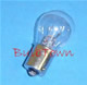  #1680 MINIATURE BULB BA15S BASE - 6V Volt 4.1 Amp S8 Single Contact Bayonet (Ba15S) Base, 32 MSCP C-6 Filament Design. 300 Average Rated Hours, 2" Maximum Overall Length 