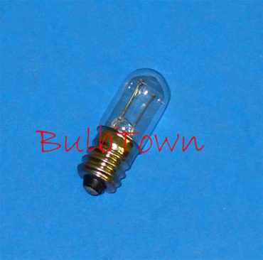 15T-4C 130 VOLT E12 BASE - 130 Volt 0.115 Amp 15 Watt Clear T4 Candelabra Screw (E-12) Base, C-7A Filament Design. 1,000 Average Rated Hours, 1.88