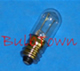 2T-4C 18V MINIATURE BULB E12 BASE - 2 Watt T4 Clear Candelabra (E12) Base 18 Volt 0.11 Amps, C-2V Filament Design. 2,000 Average Rated Hours, 1.54" Maximum Overall Length. 11A-T4C, 11AT4C