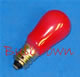 6S6/CR 120V CERAMIC RED MINIATURE BULB E12 BASE - 6 Watt S6 Ceramic Red Candelabra (E12) Base 120 Volt 0.00 MSCP, CC-7A/C-7A Filament Design. 1,500 Average Rated Hours, 1.88" Maximum Overall Length