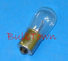  6S6/CL/SC/120V MINIATURE BULB BA15S BASE - 6 Watt S6 Clear Single Contact Bayonet Base (BA15S) 120 Volt, 0.0 MSCP, C-7A Filament Design. 1,500 Average Rated Hours. 1.81