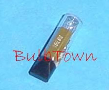  #6PSB5 MINIATURE BULB SLIDE BASE 5 - 6 Volt .14 Amp T-2 Slide Base 5, 550EFC MSCP C-2V Filament Design. 20,000 Average Rated Hours, 1.11" Maximum Overall Length 