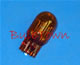  #7440NA NATURAL AMBER MINIATURE BULB GLASS WEDGE BASE - 13.5 Volt 1.85 Amp T-6 Natural Amber Glass Wedge Base, 37 MSCP, C-6 Filament Design. 300 Average Rated Hours, 1.85" Average Overall Length 