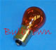  #7507 AMBER MINIATURE BULB BAU15S BASE - 12 Volt 1.75 Amp 21 Watt Amber S-8 Single Contact (BAU15s) Bayonet Offset Base, C-6 Filament Design, 22.00 MSCP. 150 Average Rated Hours, 2.10" Maximum Overall Length 