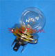 #7951 MINIATURE BULB P45T BASE - 12 Volt 45/40 Watt S13 P45T Base, 48/38 MSCP C-2F Filament Design. 75/150 Average Rated Hours, 3.23" Maximum Overall Length, 1-5/8" Maximum Outer Diameter