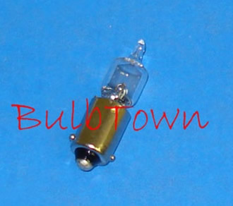  #64113 10W/12V HALOGEN BULB BA9S BASE - 12.0 Volt 10 Watt 0.74 Amp T-2 3/4 Halogen Bulb Miniature Bayonet (BA9s) Base, C-2R Filament Design, 200 Average Rated Hours, 1.09" Maximum Overall Length 