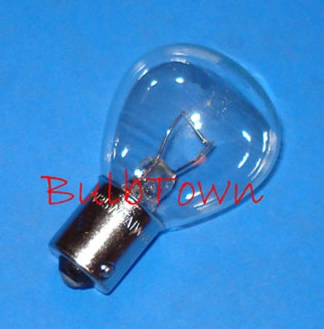CE5 MINIATURE BULB BA15S BASE - 35 Watt 12 Volt 2.8 Amp RP-11 Miniature Bulb Single Contact (S.C.) Bayonet (BA15s) Base C-6 Filament Design 300 Average Rated Hours. 2.25" Maximum Overall Length, 1.42" Maximum Outer Diameter