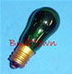 6S6/GREEN/130V MINIATURE BULB E12 BASE - 6 Watt S6 Transparent Green Candelabra (E12) Base 130 Volt. 1,500 Average Rated Hours, 1-7/8" Maximum Overall Length. 6S6/Green 