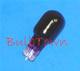 #906P PURPLE MINIATURE BULB GLASS WEDGE BASE - 13 Volt .69 Amp T5 Painted Purple Glass Wedge Base, 6.0 MSCP C-2F Filament Design. 1.49" Maximum Overall Length, 1,000 Average Rated Hours. #906P 