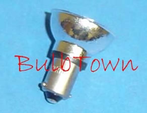  #60RB MINIATURE REFLECTOR BULB BA9S BASE - 60 Volt .05 Amp T-2 With Reflector, 1800EFC MSCP CC-7A Filament Design. 7,500 Average Rated Hours, 1.16" Maximum Overall Length 