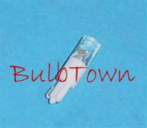  T1-3/4 6V-28V WHITE L.E.D. MINIATURE BULB WEDGE BASE - White L.E.D. T1-3/4 Wedge Base 6 Volt-28 Volt AC/DC. 100,000 Average Rated Hours, 0.82" Maximum Overall Length, 0.24" Maximum Overall Diameter 