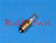  LM1006MS-W LED MINIATURE BULB E10 BASE - 6.30 Volt 75 Mili Amp (mA) 0.47 Design Watts T-3 1/4 LED Miniature Screw (E10) Base 360 Degree Viewing Angle 3.10 Luminous Flux 100,000 Average Rated Hours. Replaces #40, #46, #50, #133, #134, #401, #438, #502, #1482 
